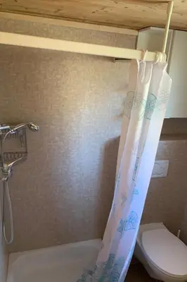Ein Badezimmer in der Unterkunft Holiday Home Chalet Felsli by Interhome