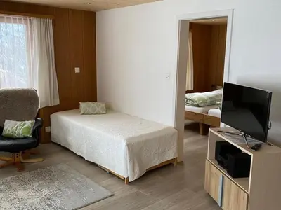 TV/Unterhaltungsangebot in der Unterkunft Apartment Chalet Acheregg by Interhome