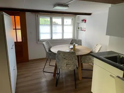 Küche/Küchenzeile in der Unterkunft Apartment Lengwaldwohnung 285 by Interhome