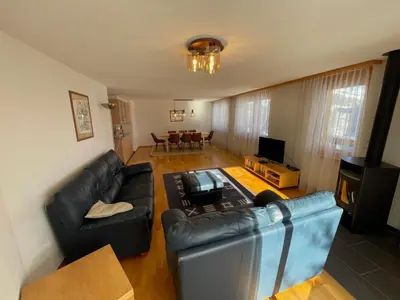Ein Sitzbereich in der Unterkunft Apartment Nollen 6-Bett-Wohnung by Interhome