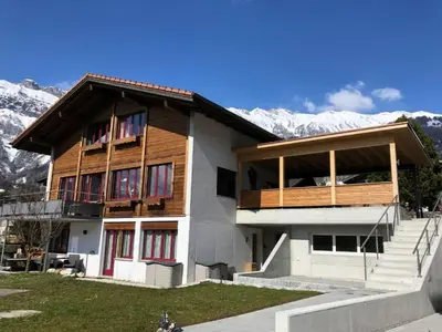 Das Gebäude in dem sich die Ferienwohnung befindet