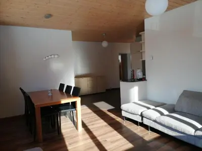 Ein Sitzbereich in der Unterkunft Holiday Home Ufem Egg Ferienhaus by Interhome