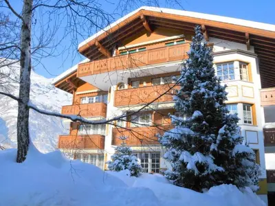 Grundriss der Unterkunft Apartment Studio mit traumhaftem Blick auf das Matterhorn by Interhome