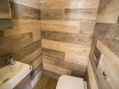Ein Badezimmer in der Unterkunft Apartment HAus Cristal Whg 61 by Interhome