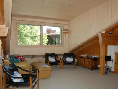 Ein Sitzbereich in der Unterkunft Apartment Myrrena 6-Bett-Wohnung by Interhome
