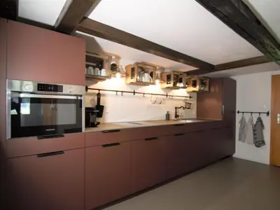 Küche/Küchenzeile in der Unterkunft Apartment Lungern by Interhome