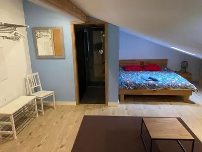 Ein Bett oder Betten in einem Zimmer der Unterkunft Apartment Spring Inn Apartment by Interhome