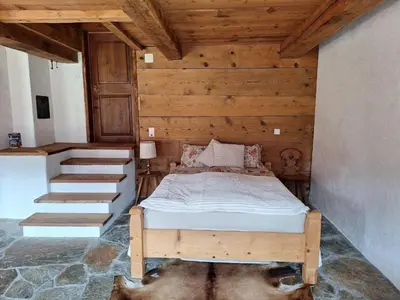Ein Bett oder Betten in einem Zimmer der Unterkunft Apartment Rauft by Interhome