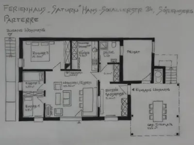 Grundriss der Unterkunft Apartment Saturn by Interhome