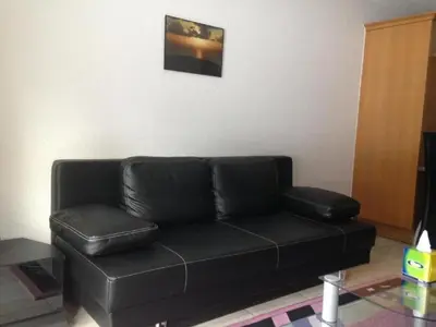 Ein Sitzbereich in der Unterkunft Apartment in Unterbäch by Interhome