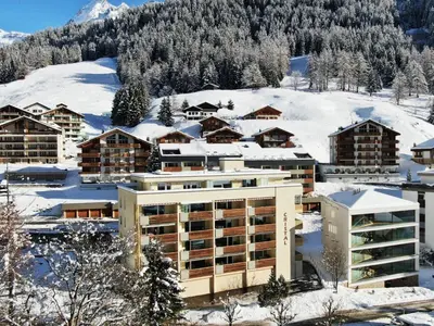Ein allgemeiner Bergblick oder ein Berglick von der Ferienwohnung aus