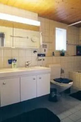 Küche/Küchenzeile in der Unterkunft Apartment Paradiesli Steiger Lungern by Interhome