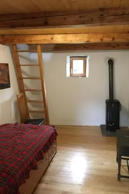 Ein Bett oder Betten in einem Zimmer der Unterkunft Holiday Home Rustikales Ca'd'Damunt by Interhome