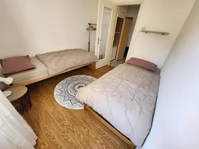 Ein Bett oder Betten in einem Zimmer der Unterkunft Apartment Haus Antonini by Interhome