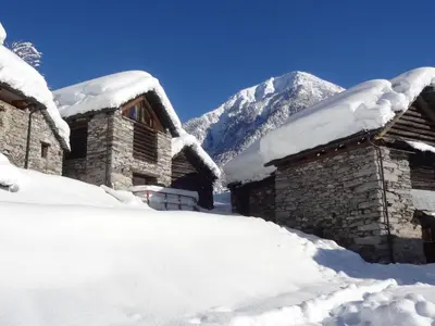 Holiday Home Rustico Monti di Rima by Interhome im Winter