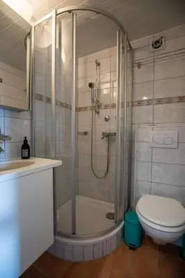 Ein Badezimmer in der Unterkunft Chalet apartment with Mountain View