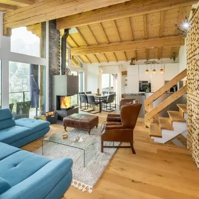 Luxury Home Panoramic view Fireplace Sauna Garden