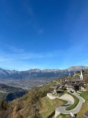 Naturlandschaft in der Nähe des Chalets