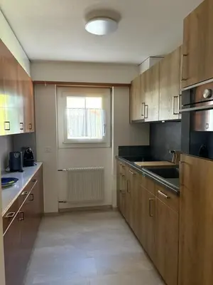 Küche/Küchenzeile in der Unterkunft Salü 5