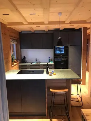 Küche/Küchenzeile in der Unterkunft Chalet Iris - Ferien mit Alpenchic-Ambiente