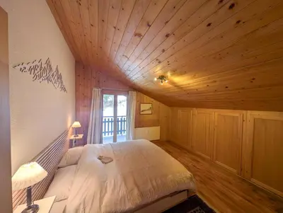 Ein Bett oder Betten in einem Zimmer der Unterkunft Cocon Alpin: Vue Imprenable, Central & Calme