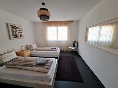 Ein Bett oder Betten in einem Zimmer der Unterkunft Chalet Valentine
