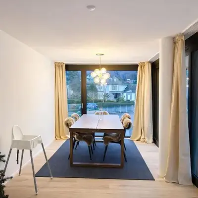 Modern Jungfrau View Apartment with Terrace and AC at Interlaken West Station