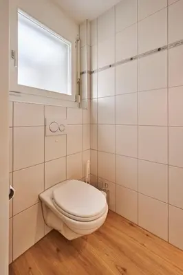 Ein Badezimmer in der Unterkunft Chalet in Thun, modern, spacious, perfect location