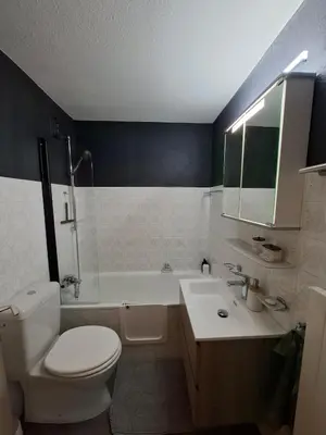 Ein Badezimmer in der Unterkunft The Edelweiss - Cozy apartment in Anzère
