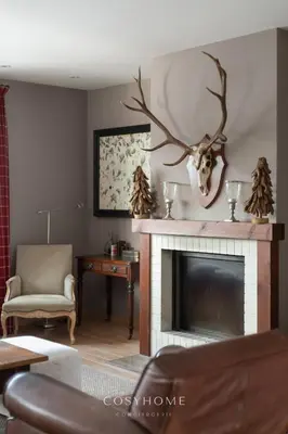 Ein Sitzbereich in der Unterkunft Le Chalet Marmotte - Family - By CosyHome