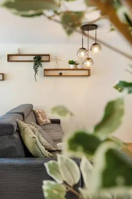 Ein Sitzbereich in der Unterkunft Spacious & Modern Apt - Balcony & Parking
