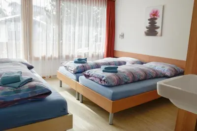 Ein Bett oder Betten in einem Zimmer der Unterkunft Heidi