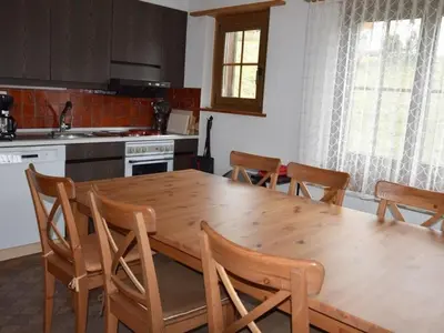 Küche/Küchenzeile in der Unterkunft Apartment Brandegg 4 by Interhome