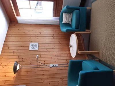Ein Sitzbereich in der Unterkunft Apartment Stöckli Studio by Interhome