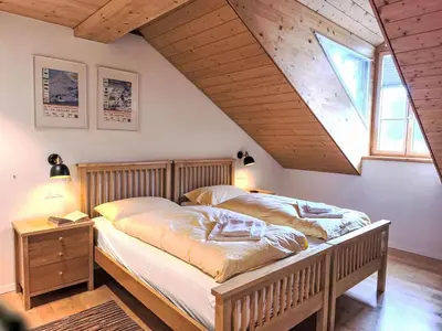 Ein Bett oder Betten in einem Zimmer der Unterkunft Apartment Mittaghorn Apt-8 by Interhome