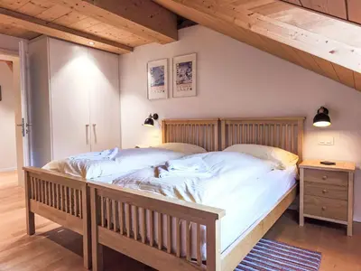 Ein Bett oder Betten in einem Zimmer der Unterkunft Apartment Mittaghorn Apt-8 by Interhome