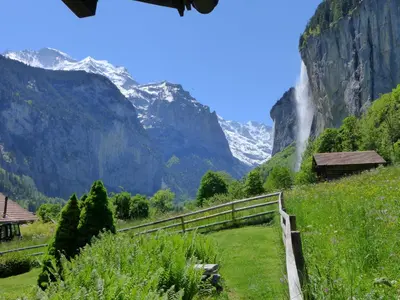 Naturlandschaft in der Nähe des Chalets