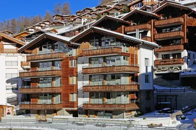 Das Gebäude in dem sich die Ferienwohnung befindet