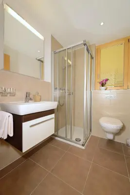 Ein Badezimmer in der Unterkunft Ferienwohnung Haus Achilles