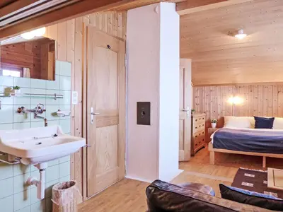 Ein Bett oder Betten in einem Zimmer der Unterkunft Chalet Wätterlücke by Interhome