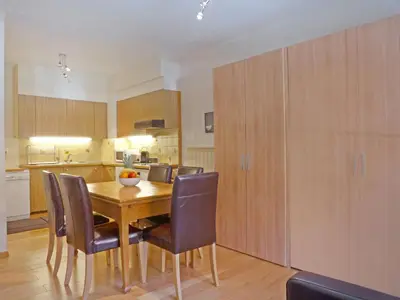 Küche/Küchenzeile in der Unterkunft Apartment Haus Gertsch Apt-G by Interhome