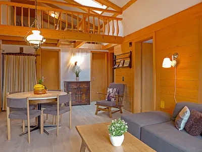 Ein Sitzbereich in der Unterkunft Apartment Bergkristall Apt- P by Interhome