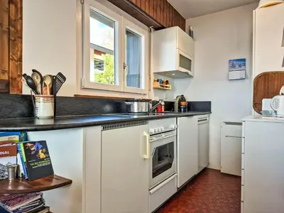 Küche/Küchenzeile in der Unterkunft Apartment App- 20A Ramuge by Interhome