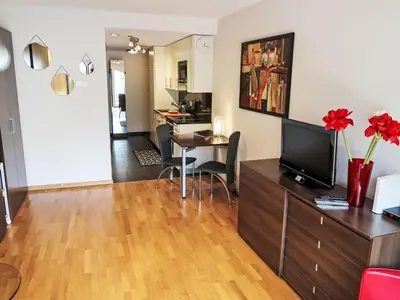 Küche/Küchenzeile in der Unterkunft Studio A01 by Interhome