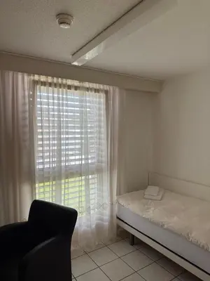 Ein Bett oder Betten in einem Zimmer der Unterkunft Hotel Lötschberg