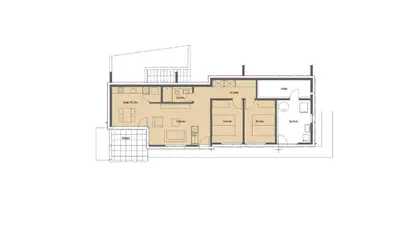 Grundriss der Unterkunft Huwetz 2