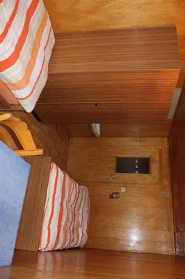 Ein Bett oder Betten in einem Zimmer der Unterkunft Mittaghornblick