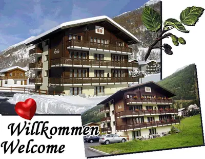 Ein allgemeiner Bergblick oder ein Berglick von der Ferienwohnung aus