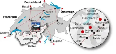 Grundriss der Unterkunft Hotel Restaurant Aletsch
