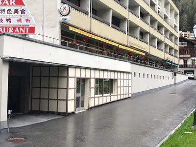 Das Gebäude in dem sich die Ferienwohnung befindet